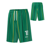 Basketball Shorts Lines - Green